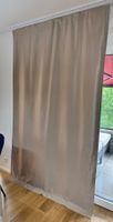 beige Vorhänge – 6 Stück – 245 cm × 140 cm - neu
